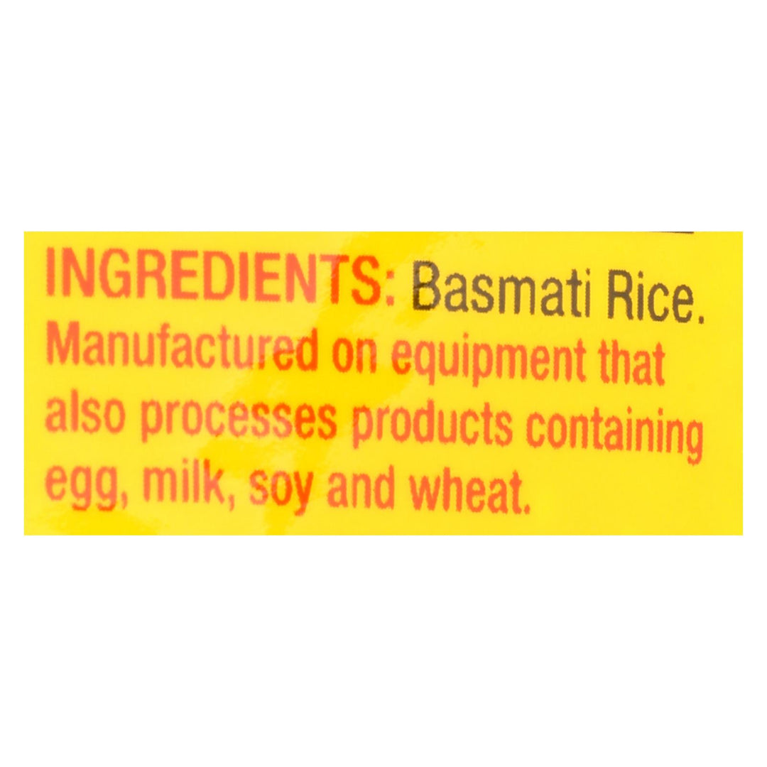 Vigo Rice - Basmati - Case Of 6 - 12 Oz