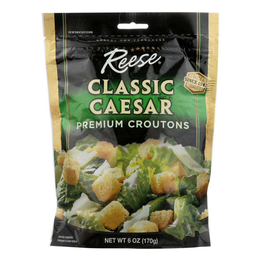 Reese Croutons Caesar Salad - Case Of 12 - 6 Oz.