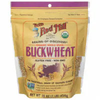 Bulk Grains 100% Organic Raw Buckwheat Groats - Single Bulk Item - 25lb