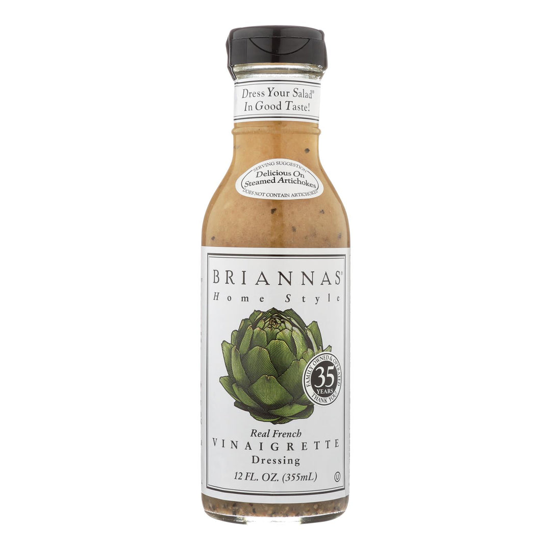 Brianna's - Salad Dressing - Real French Vinaigrette - Case Of 6 - 12 Fl Oz.