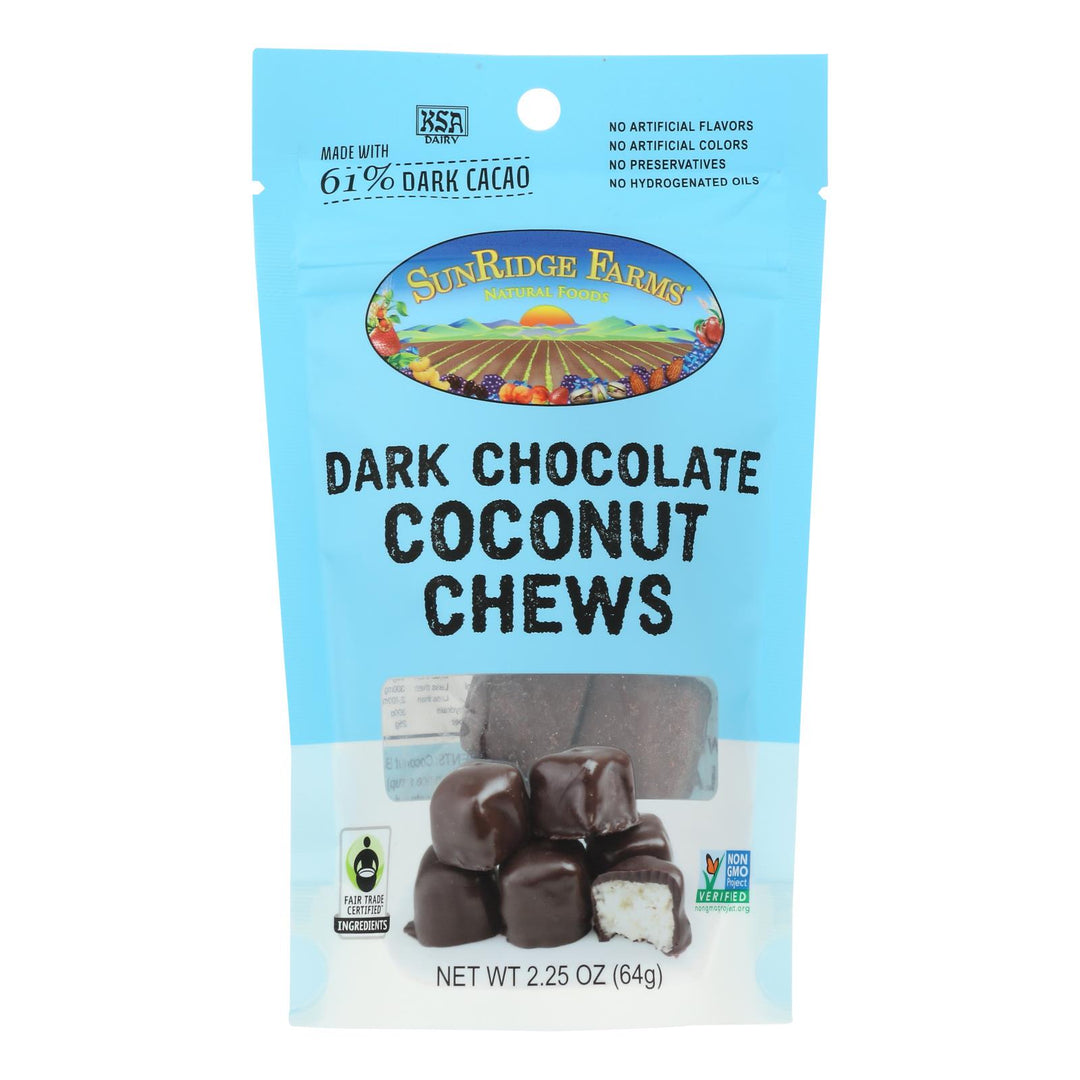 Sunridge Farms Coconut Chews - Case Of 8 - 2.25 Oz