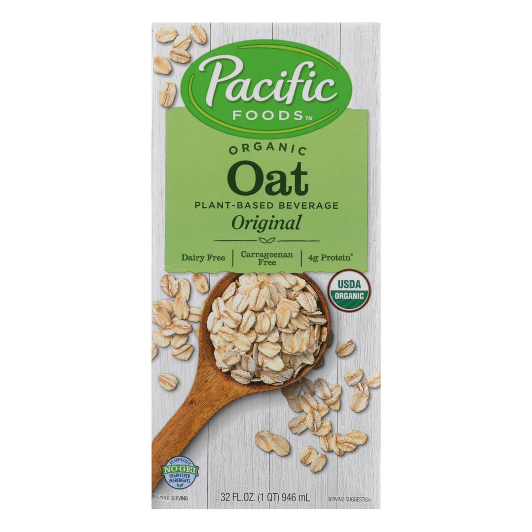 Pacific Natural Foods Oat Original - Organic - Case Of 12 - 32 Fl Oz.