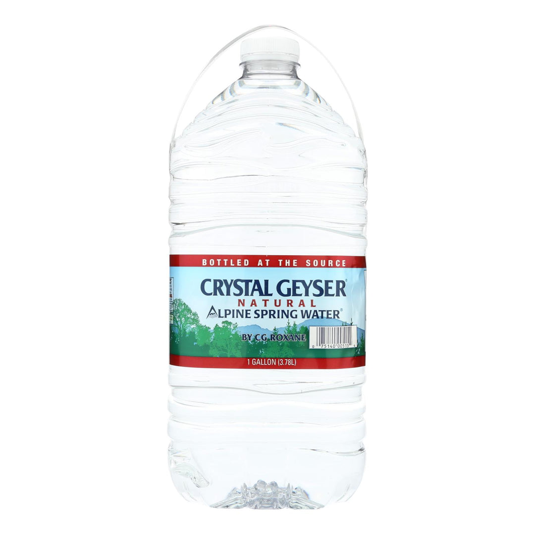 Crystal Geyser Alpine Spring Water - Case Of 6 - 1 Gal