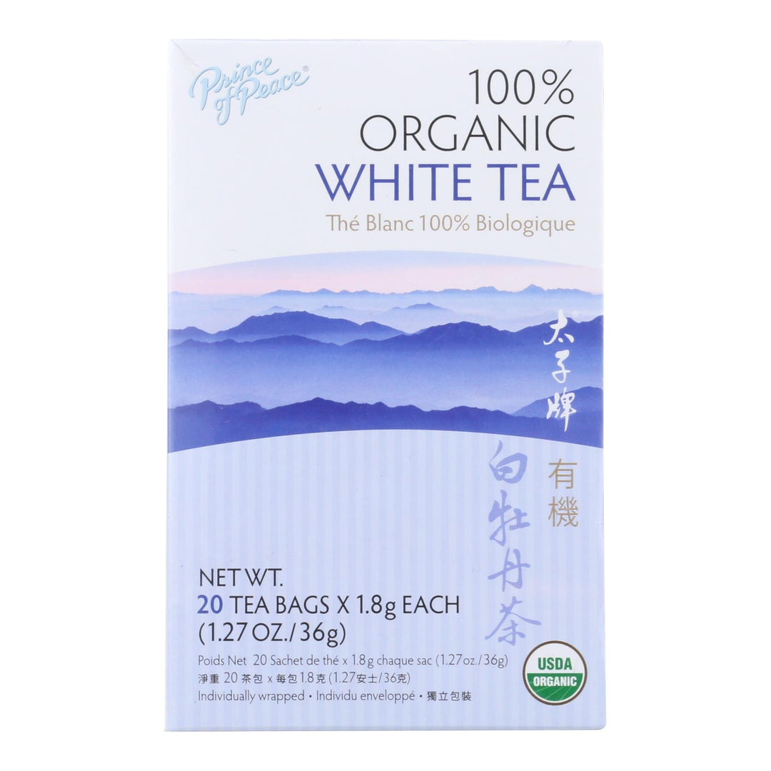 Prince Of Peace Organic Premium Peony White Tea - 20 Tea Bags