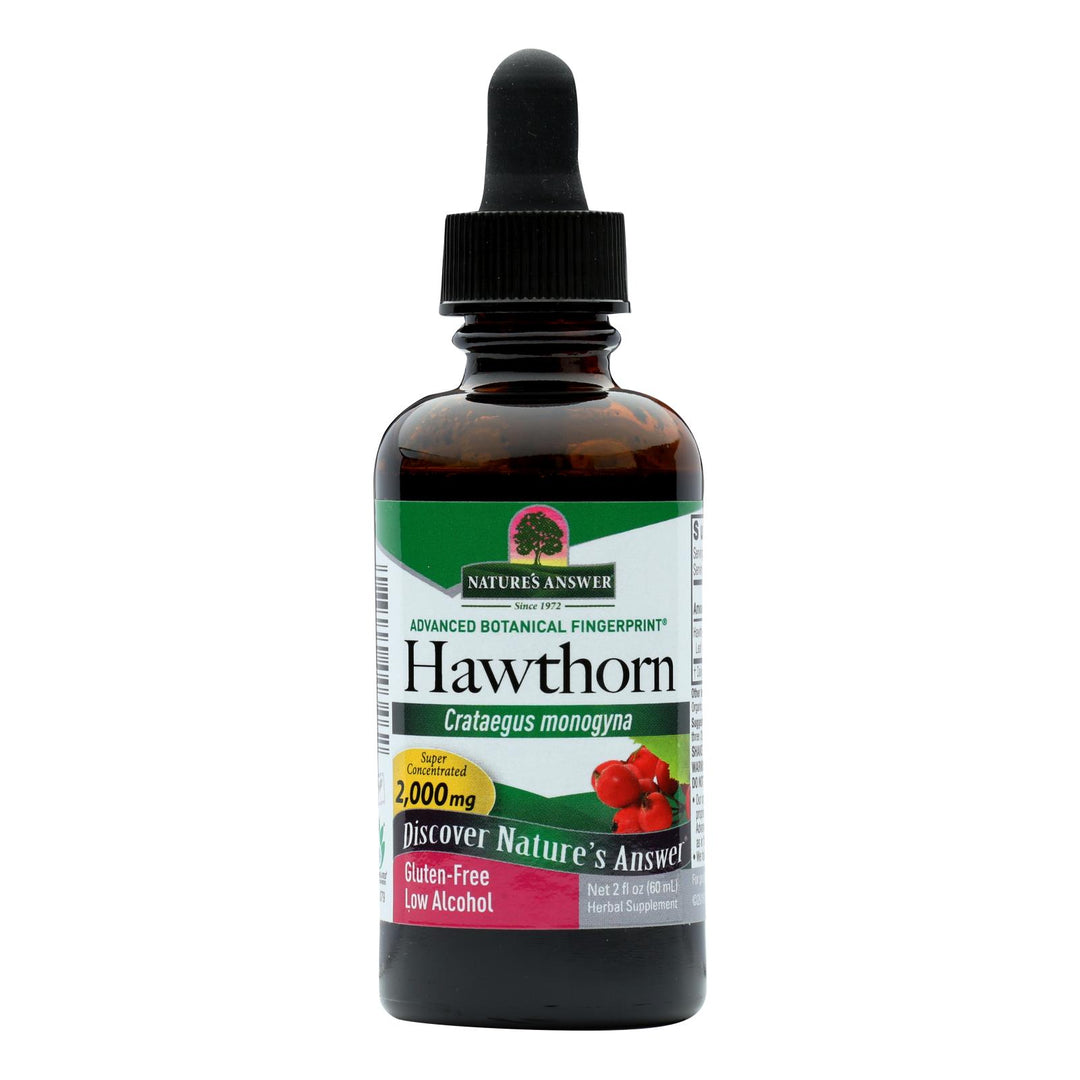 Nature's Answer - Hawthorn Berry Leaf And Flower - 2 Fl Oz