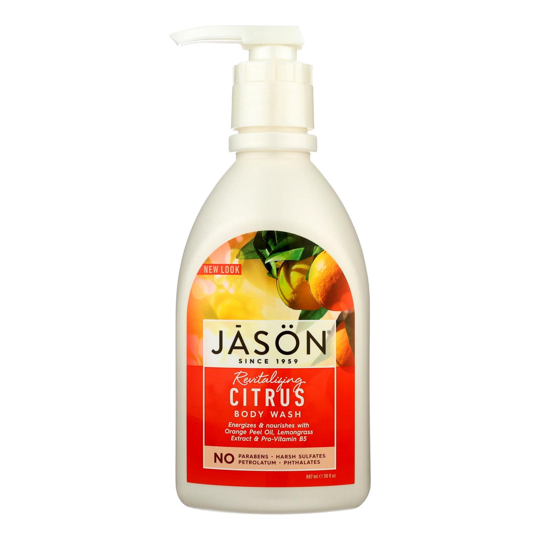 Jason Satin Shower Body Wash Citrus - 30 Fl Oz