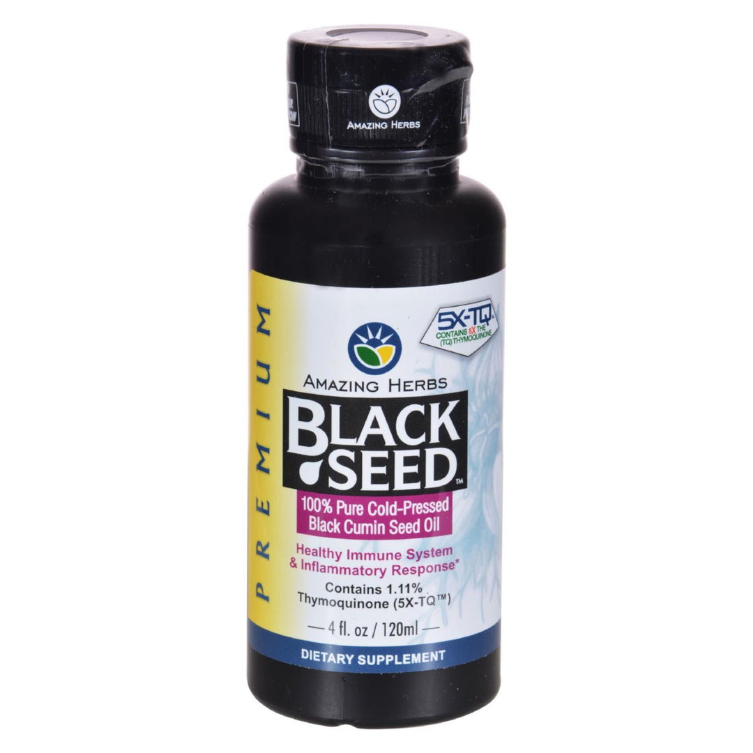 Amazing Herbs - Black Seed Oil - 4 Fl Oz