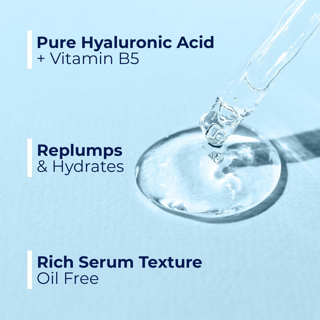 Pure Hyaluronic Acid Serum for Face with Vitamin B5 Hydrating Serum for Sensitive Skin Anti  Aging Serum Brightening Serum for Dark Spots Uneven Skin Tone Fine Lines & Wrinkles