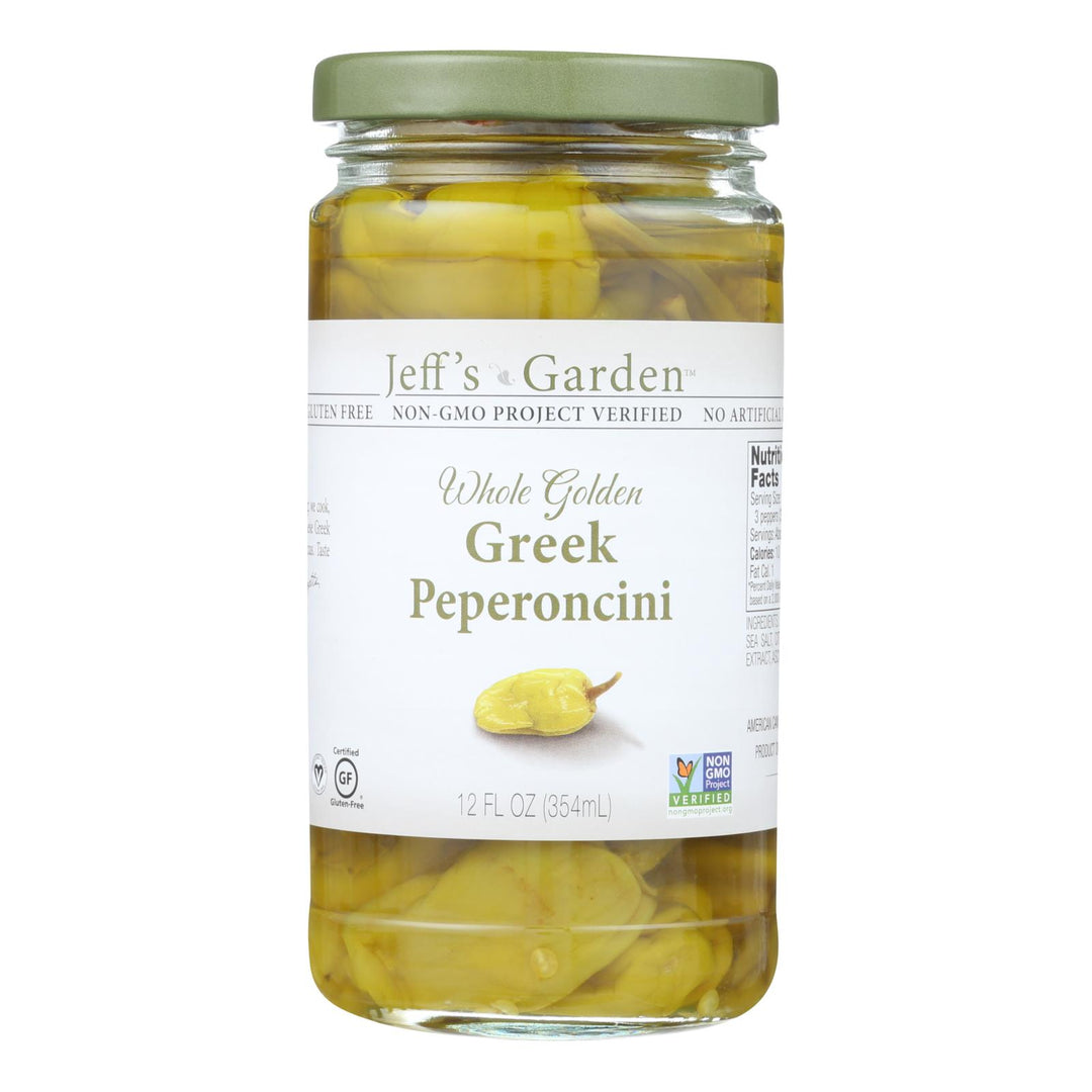 Jeff's Natural Jeff's Natural Greek Pepperoncini - Pepperoncini - Case Of 6 - 12 Oz.