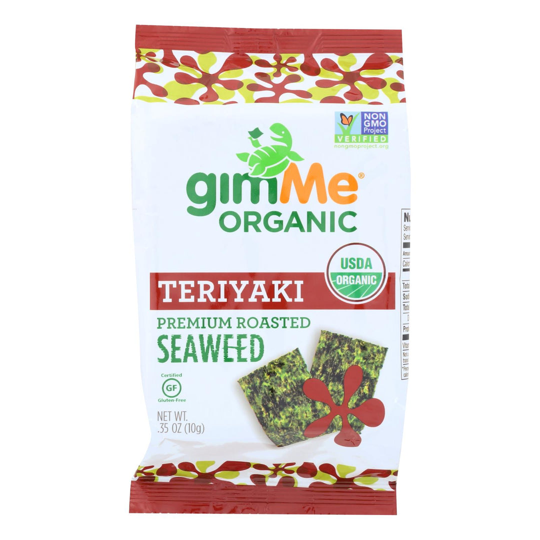 Gimme Organic Roasted Teriyaki - Case Of 12 - 0.35 Oz.