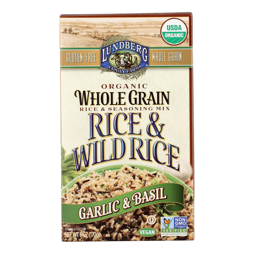 Lundberg Family Farms Whole Grain Rice And Wild Rice - Case Of 6 - 6 Oz.