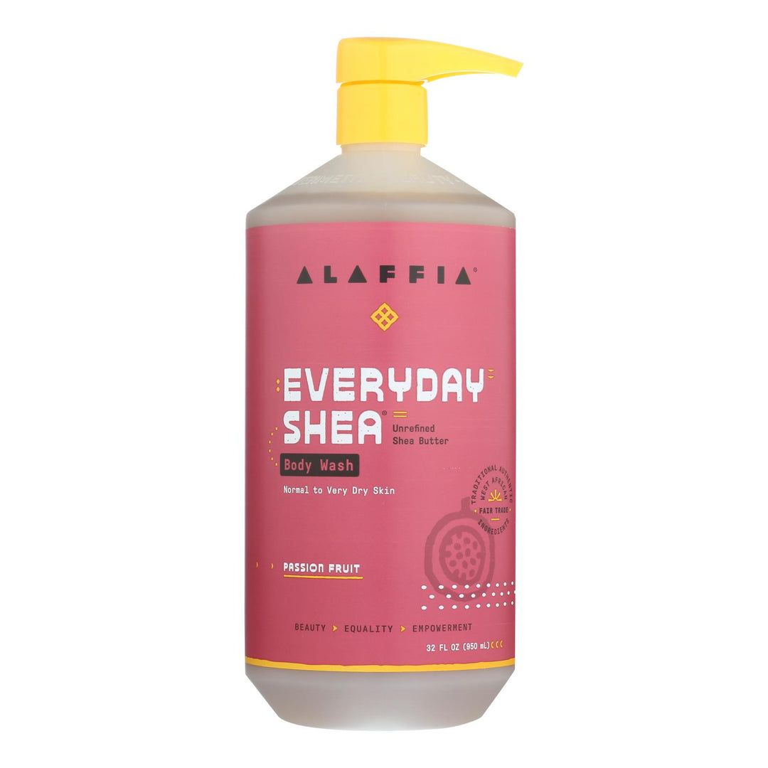 Alaffia - Body Wash - Passion Fruit - 32 Fl Oz.