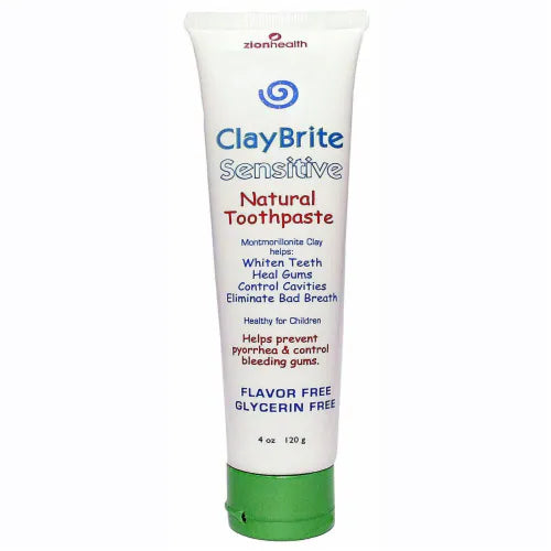 Zion Health - Tpaste Claybrite White - 1 Each - 4 Oz