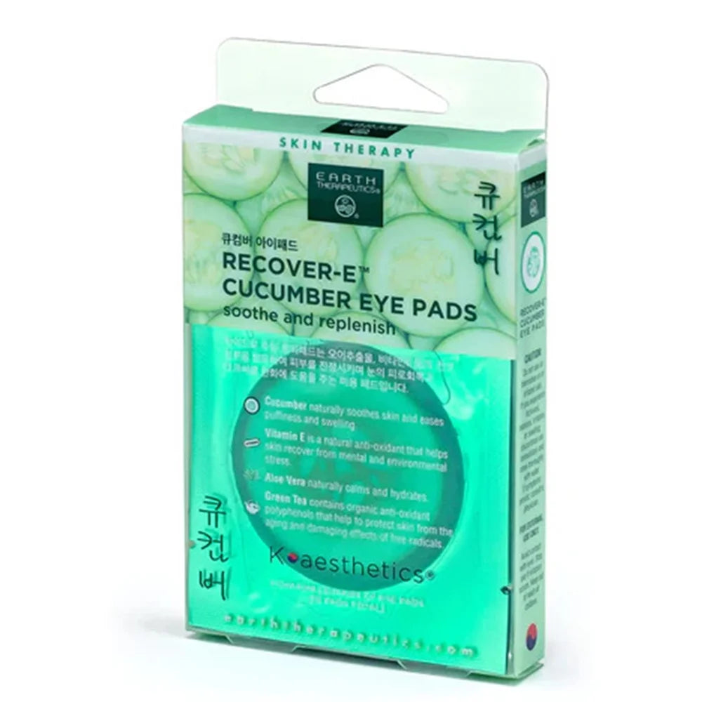 Earth Therapeutics Eye Pads - Cucumber - Recover E - .106 Oz