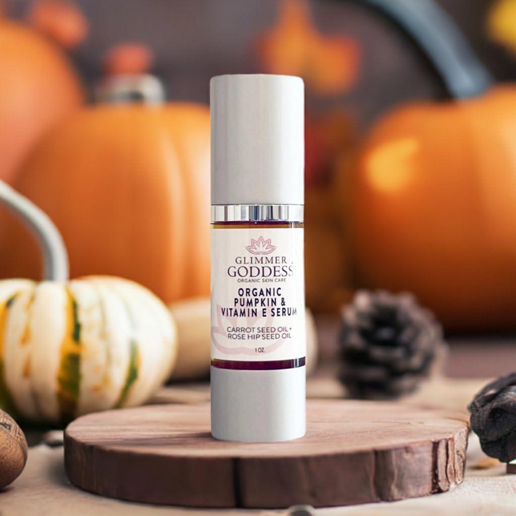 Glimmer Goddess Organic Face Serum   Pumpkin & Vitamin E 1 oz