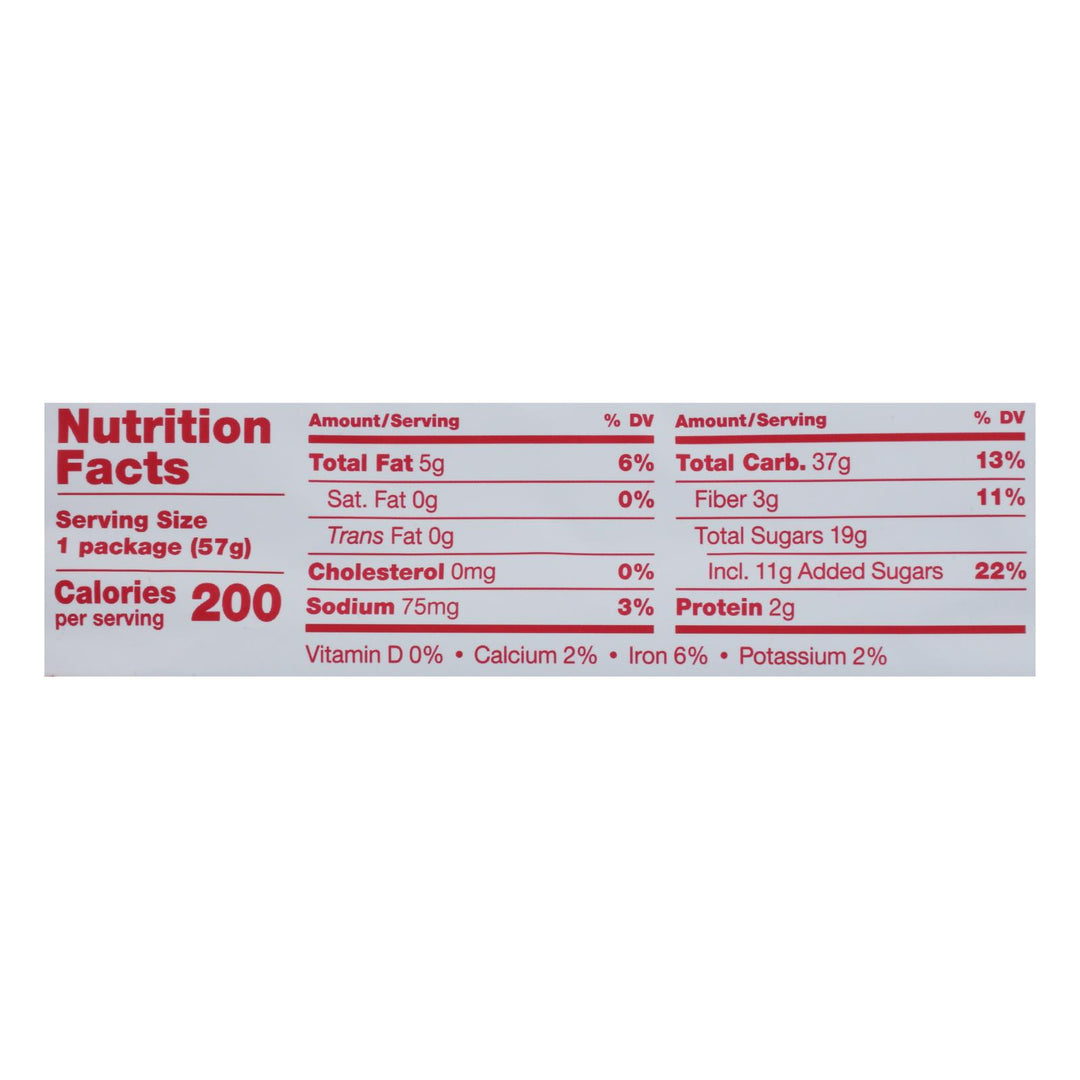 Nature's Bakery Gluten Free Fig Bar - Pomegranite - Case Of 12 - 2 Oz.