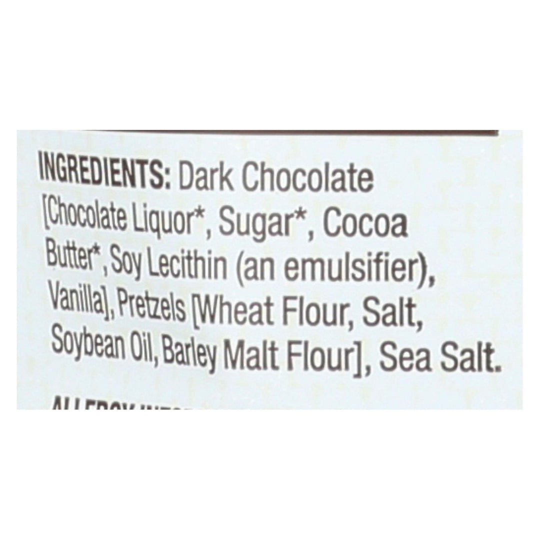 Bark Thins Snacking Dark Chocolate Pretzel - Sea Salt - Case Of 9 - 10 Oz.