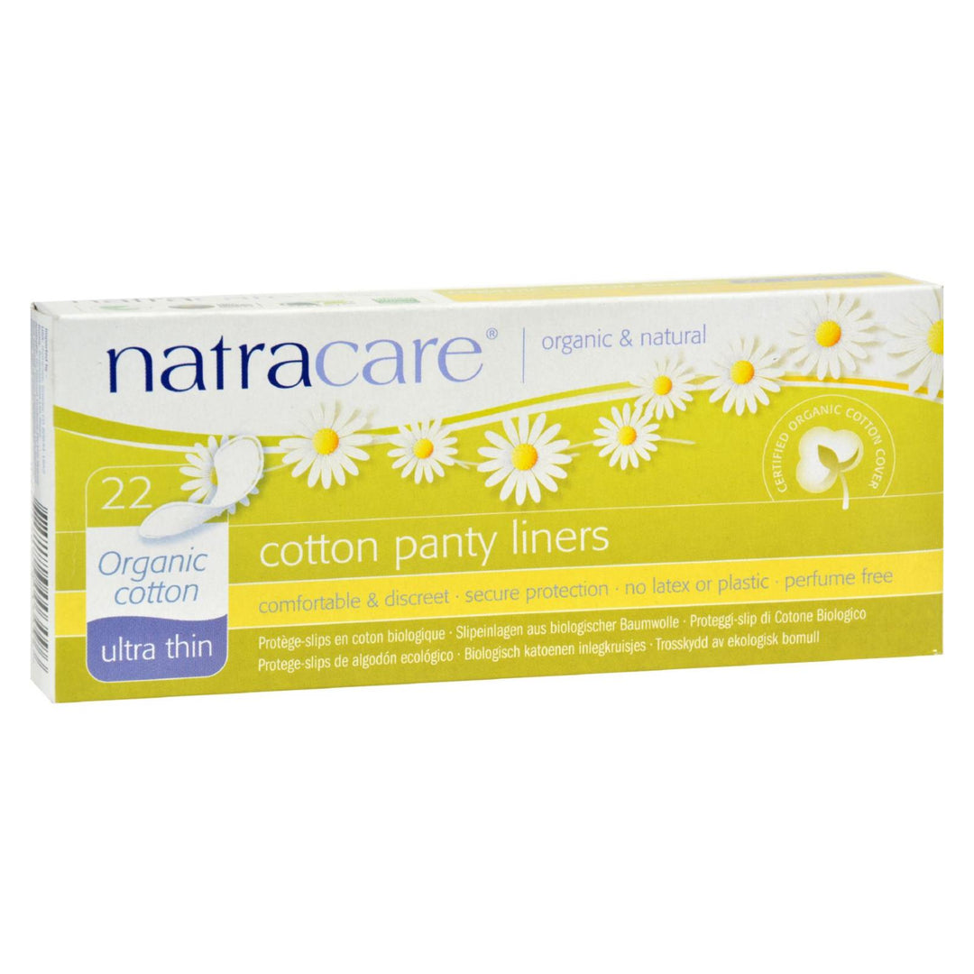 Natracare Ultra Thin Organic Cotton Panty Liners - 22 Pack