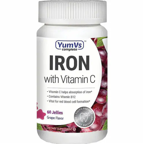 Yum V's - Iron W/ Vitamin C - 1 Each - 60 Ct