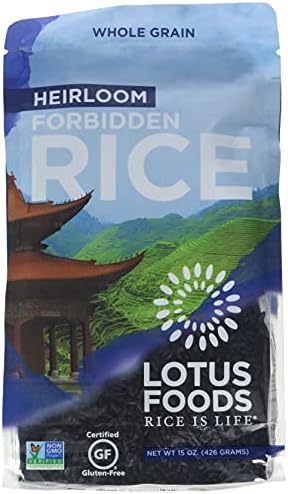 Lotus Foods Heirloom Forbidden Rice - Single Bulk Item - 22lb