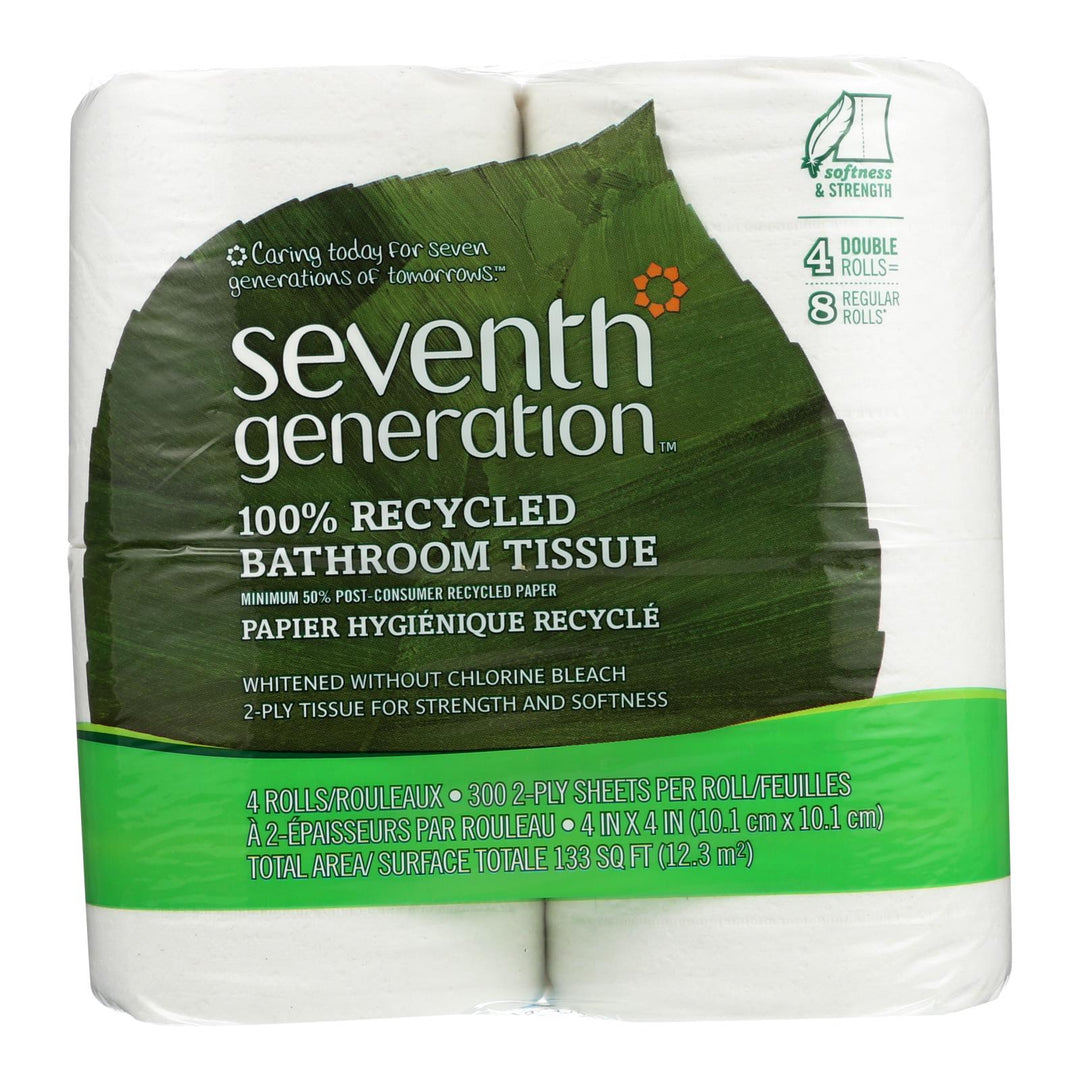 Seventh Generation Bathroom Tissue - Case Of 12 - 300 Count