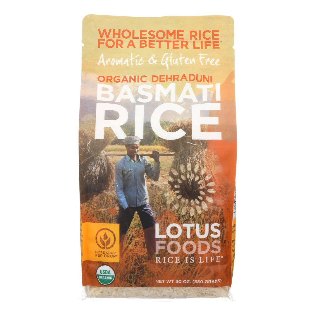 Lotus Foods Organic Rice - Jasmine - Case Of 6 - 30 Oz