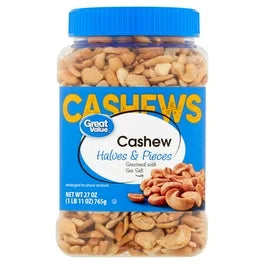 Bulk Nuts Cashew Pieces Raw Large Fancy - Single Bulk Item - 25lb