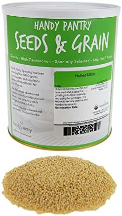 Bulk Grains 100% Organic Millet Hulled - Single Bulk Item - 25lb