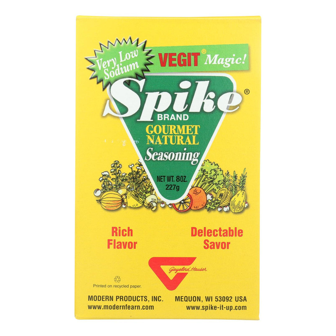 Modern Products Spike Gourmet Natural Seasoning - Vegit - Box - 8 Oz