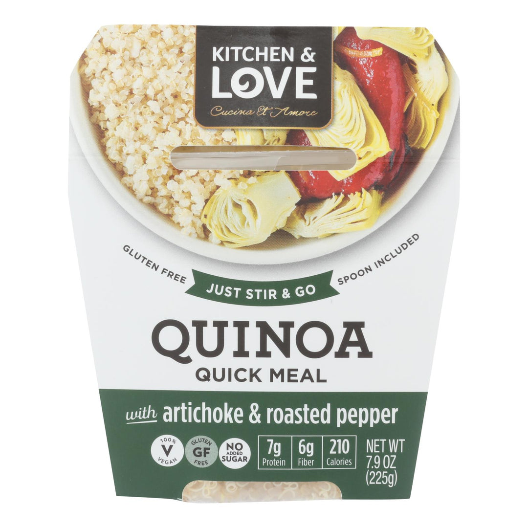 Cucina And Amore - Quinoa Meals - Artichoke And Roasted Pepper - Case Of 6 - 7.9 Oz.