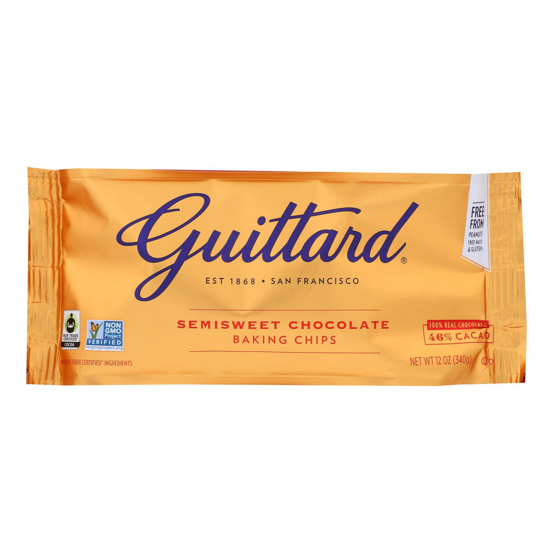 Guittard Chocolate Semi Sweet Chocolate - Case Of 12 - 12 Oz.