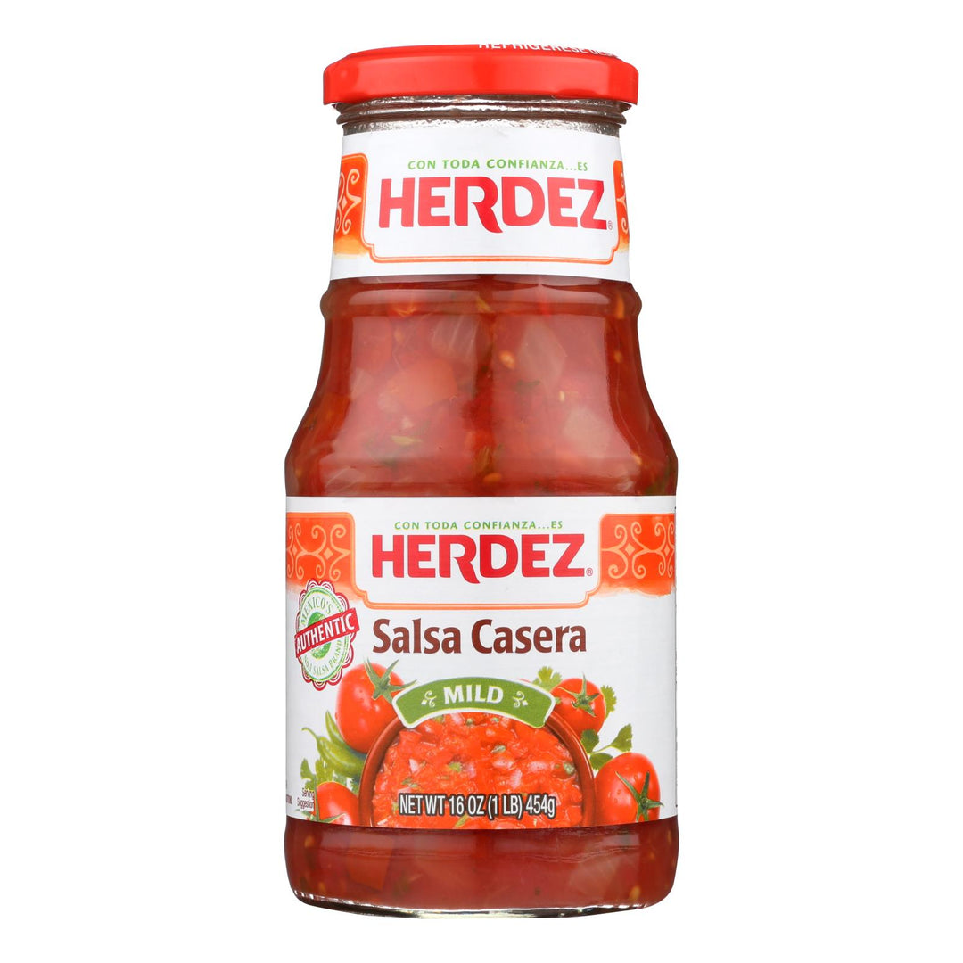 Herdez Salsa - Casera Medium - Case Of 12 - 16 Oz.