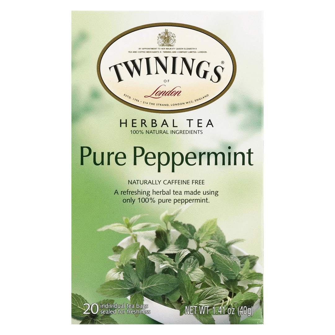 Twinings Tea Jacksons Of Piccadilly Tea - Pure Peppermint - Case Of 6 - 20 Bags