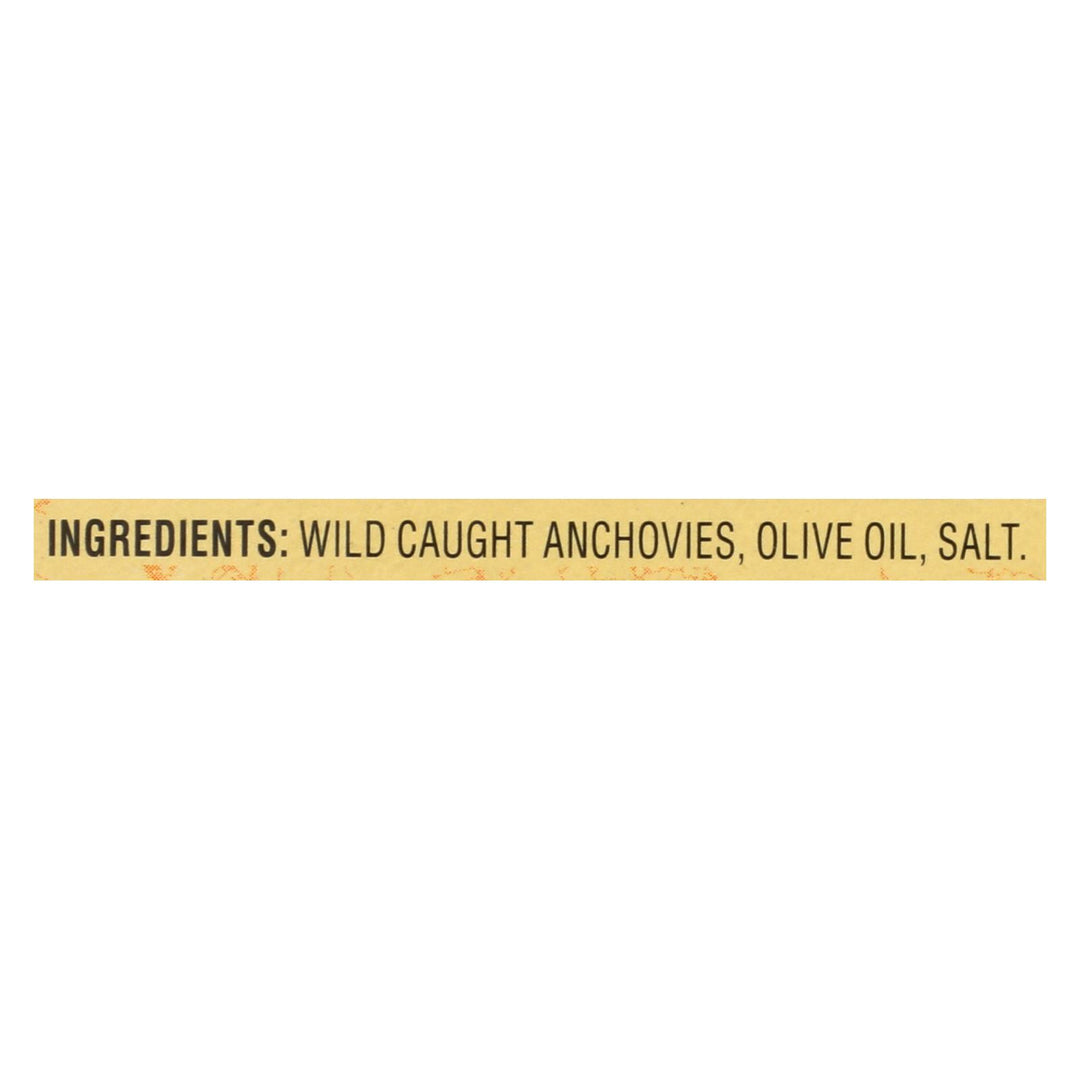 Reese Anchovies - Flat Fillets - In Pure Olive Oil - 2 Oz - Case Of 10