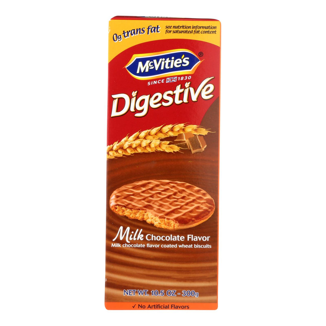 Mcvities Milk Chocolate Digestives - Case Of 12 - 10.5 Oz.