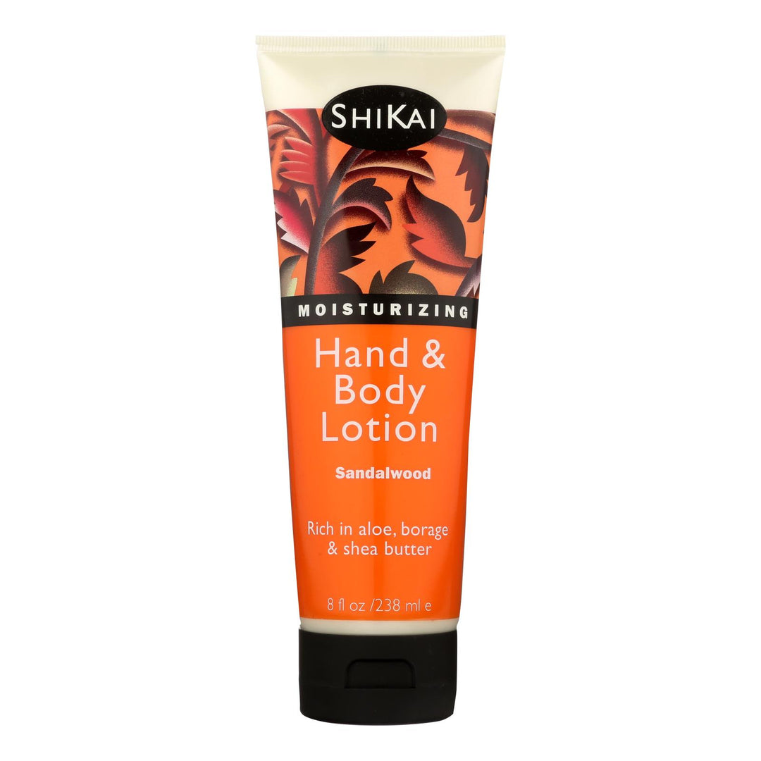 Shikai All Natural Hand And Body Lotion Sandlewood - 8 Fl Oz