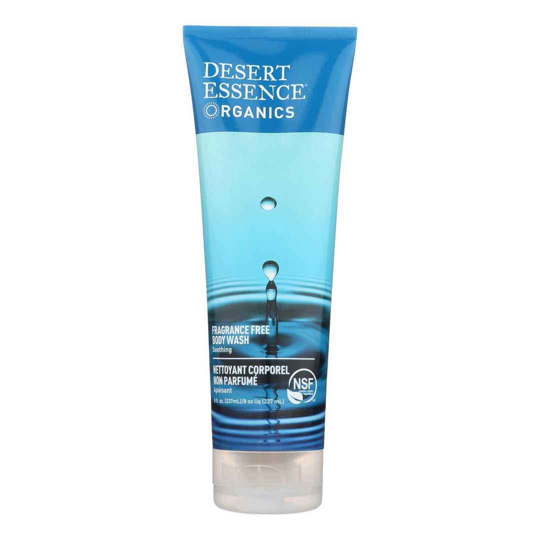 Desert Essence - Pure Body Wash Fragrance Free - 8 Fl Oz