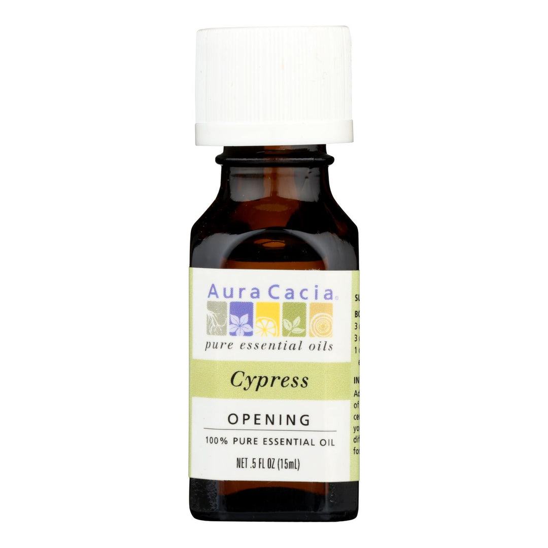 Aura Cacia - Essential Solutions Oil Cypress - 0.5 Fl Oz