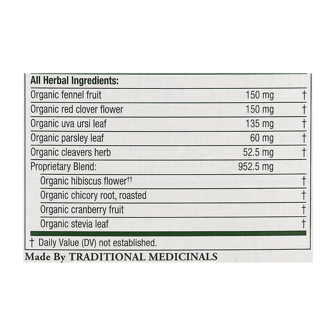 Traditional Medicinals Organic Weightless Cranberry Herbal Tea - 16 Tea Bags - Case Of 6