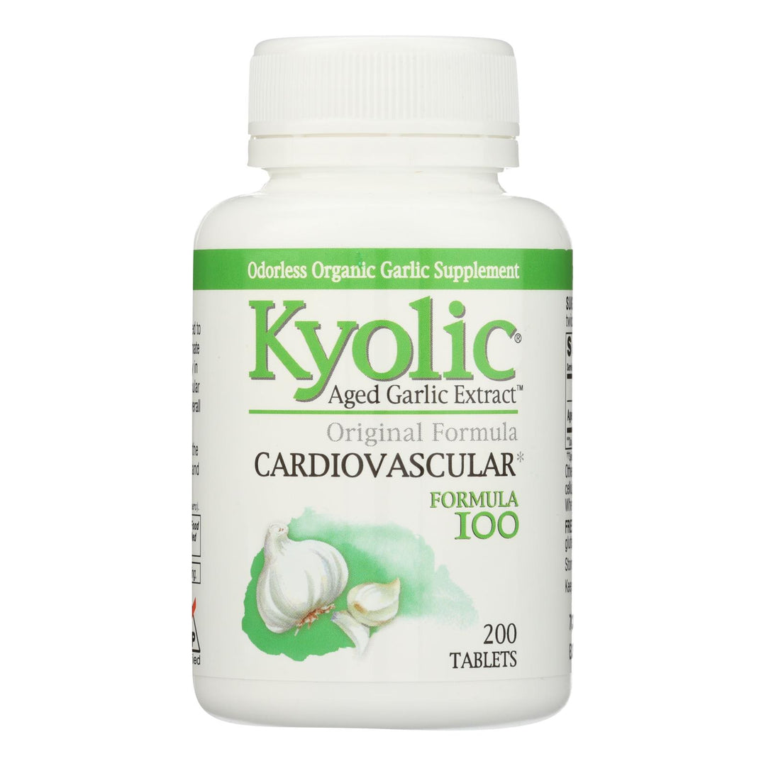 Kyolic - Aged Garlic Extract Hi-po Cardiovascular Original Formula 100 - 200 Tablets