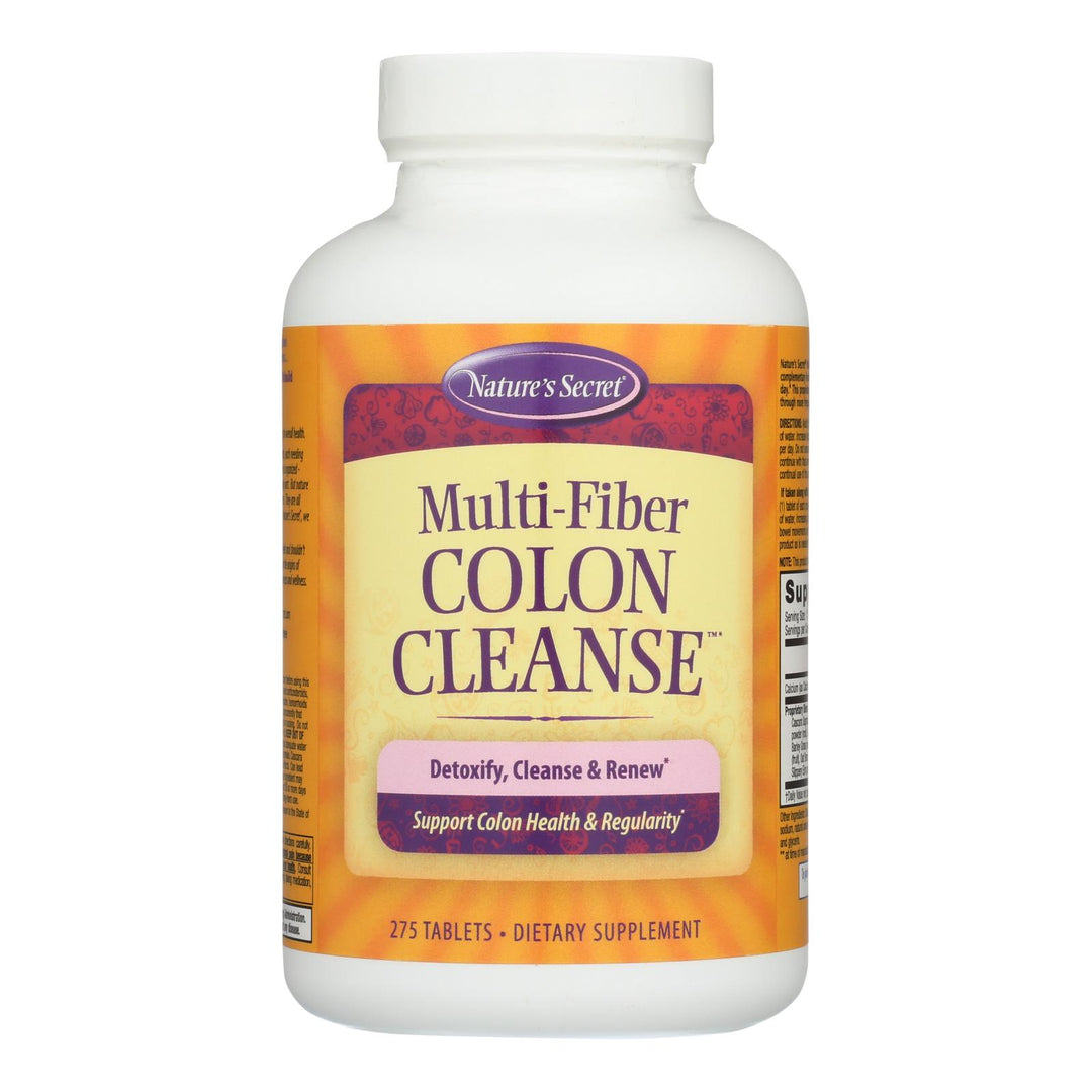 Nature's Secret Multi-fiber Cleanse - 275 Tablets