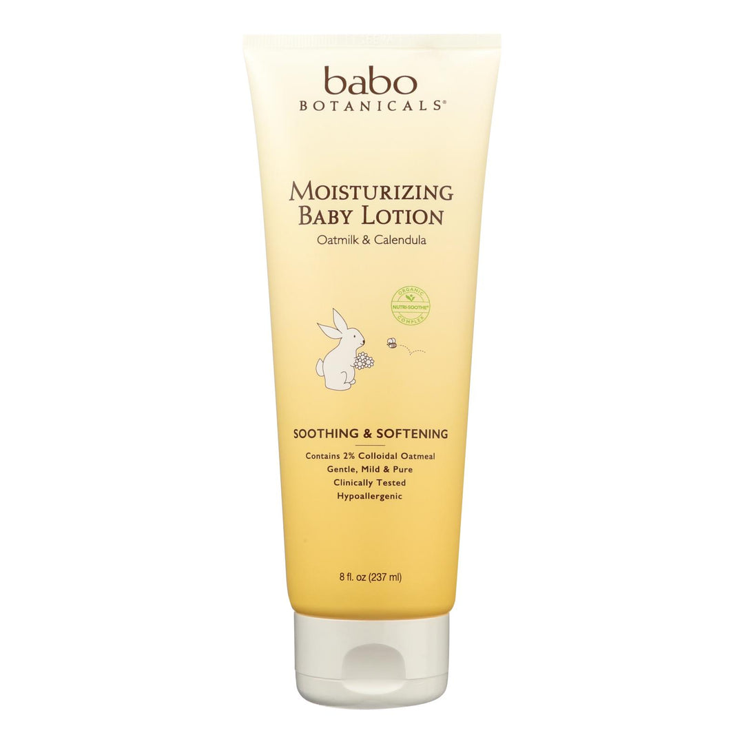 Babo Botanicals - Oatmilk Calendula Moisturizing Baby Lotion - 8 Fl Oz