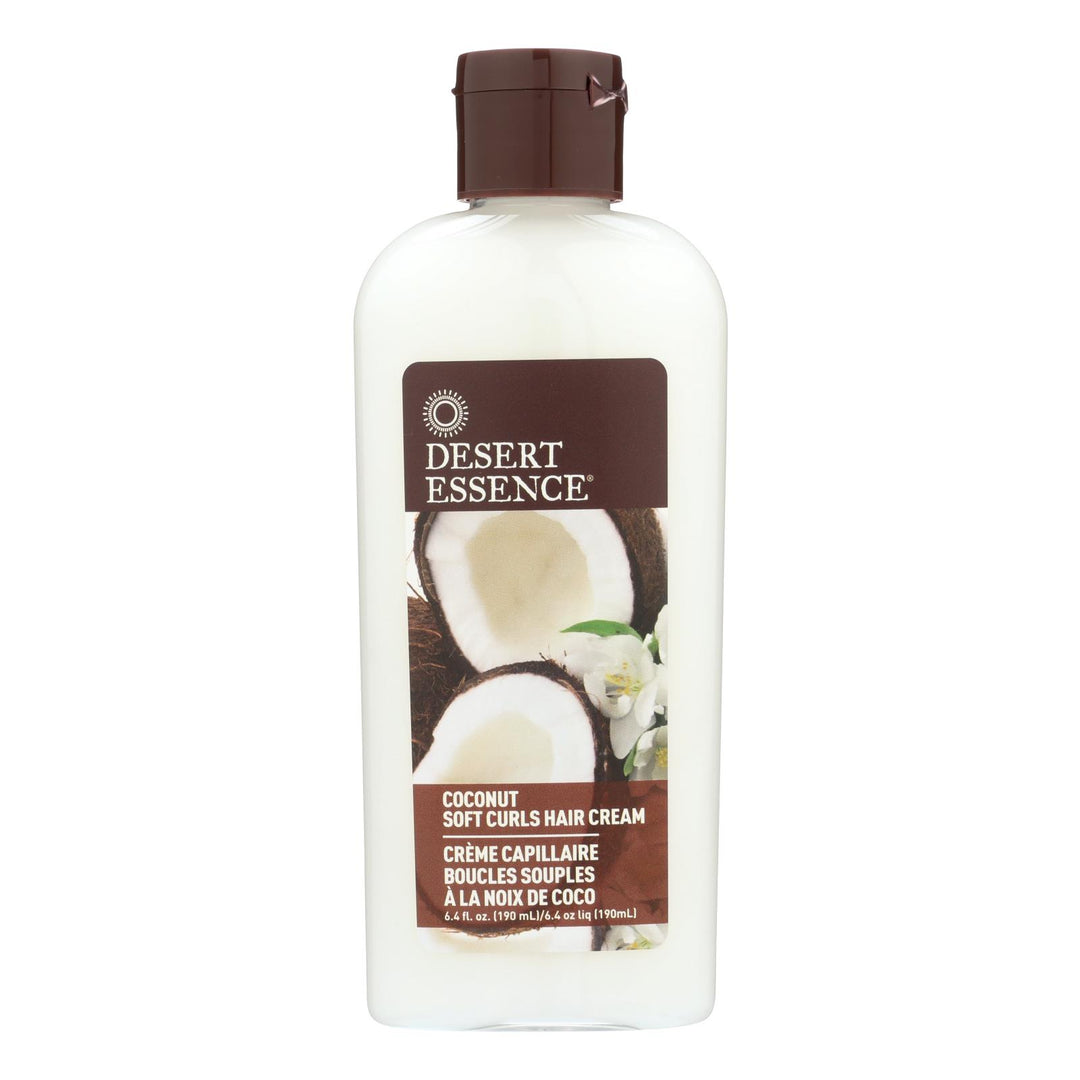 Desert Essence - Soft Curls Hair Cream Coconut - 6.4 Fl Oz