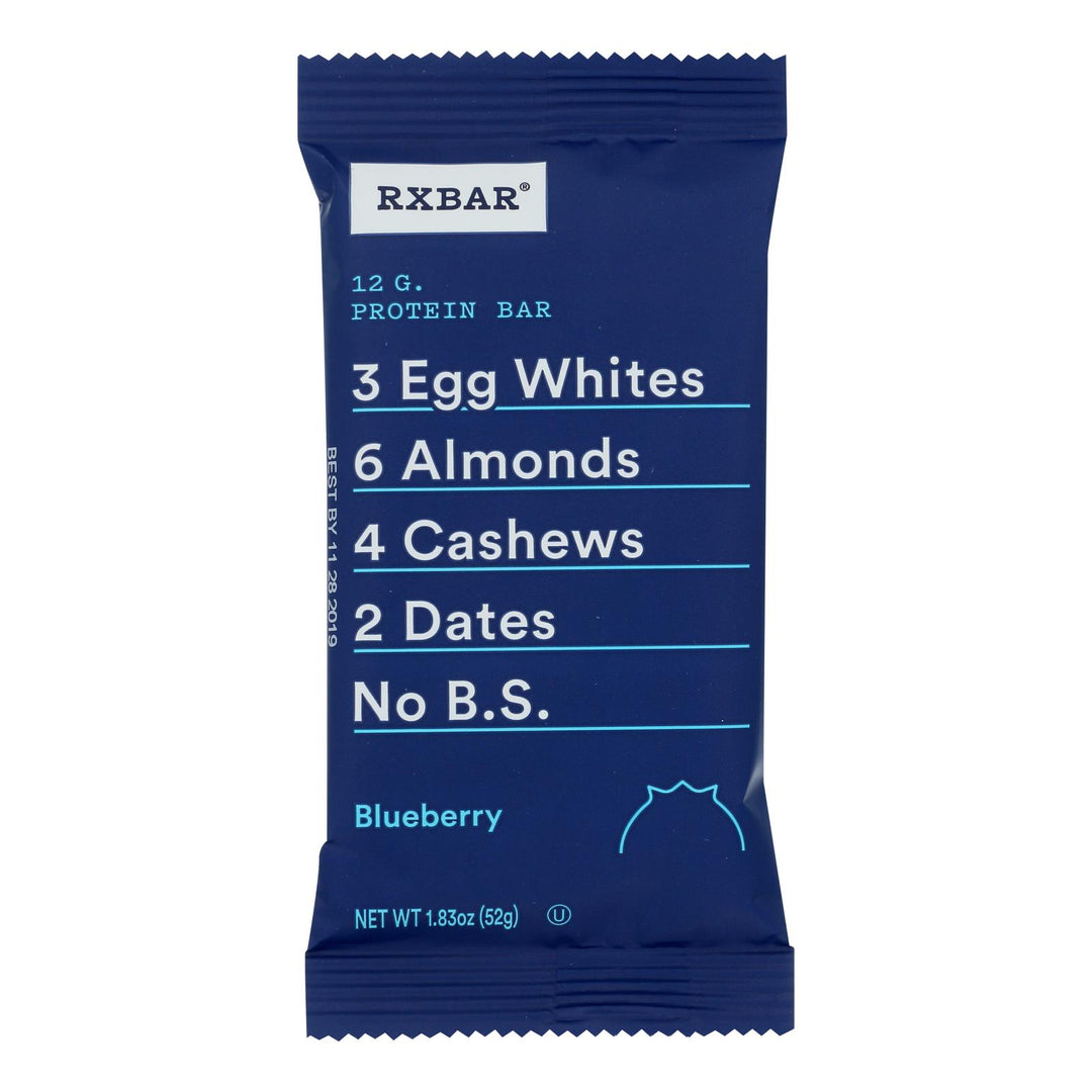 Rxbar - Protein Bar - Blueberry - Case Of 12 - 1.83 Oz.