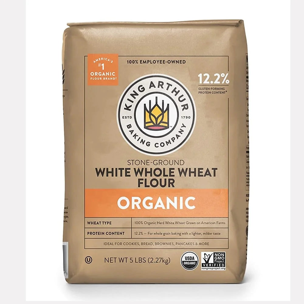 Heartland Mill 100% Organic Unbleached White Flour - Single Bulk Item - 25lb